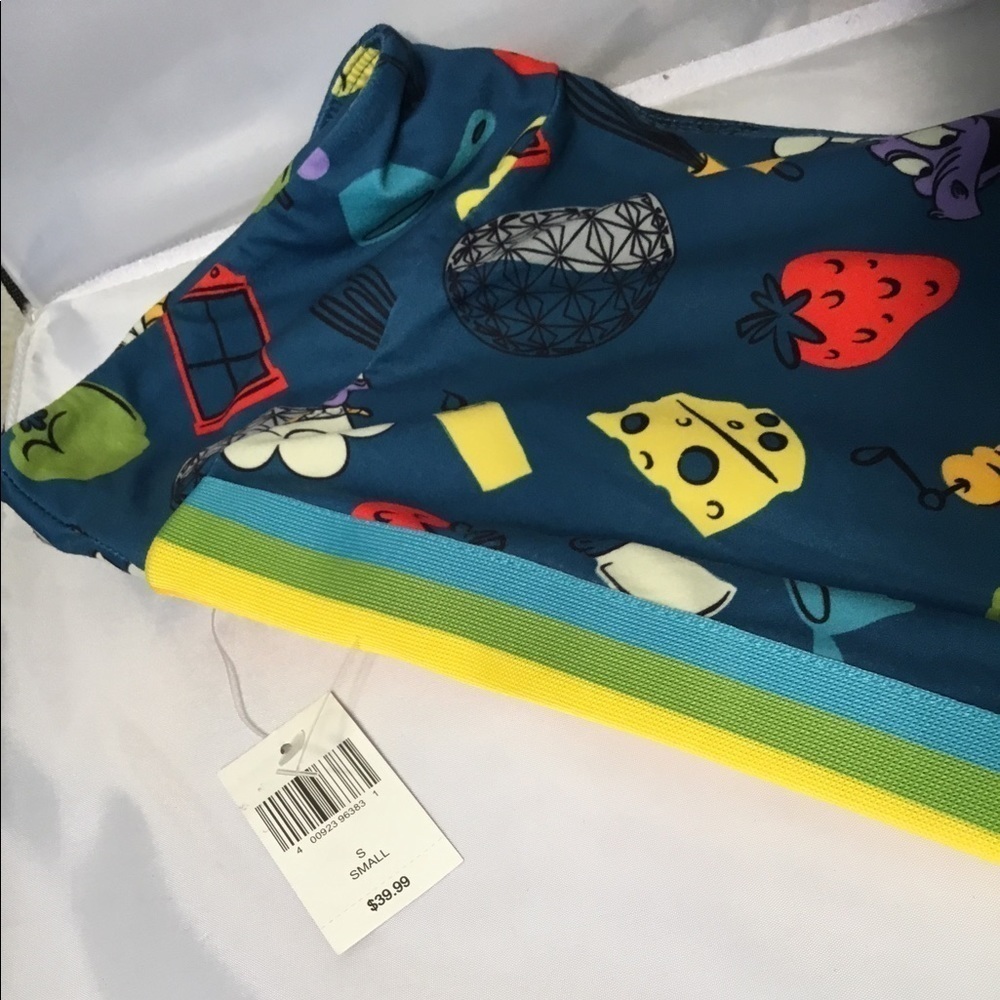 Disney 25th ANNIVERSARY FOOD & WINE CELEBRATION LEGGING SIZE SMALL - Picture 7 of 12